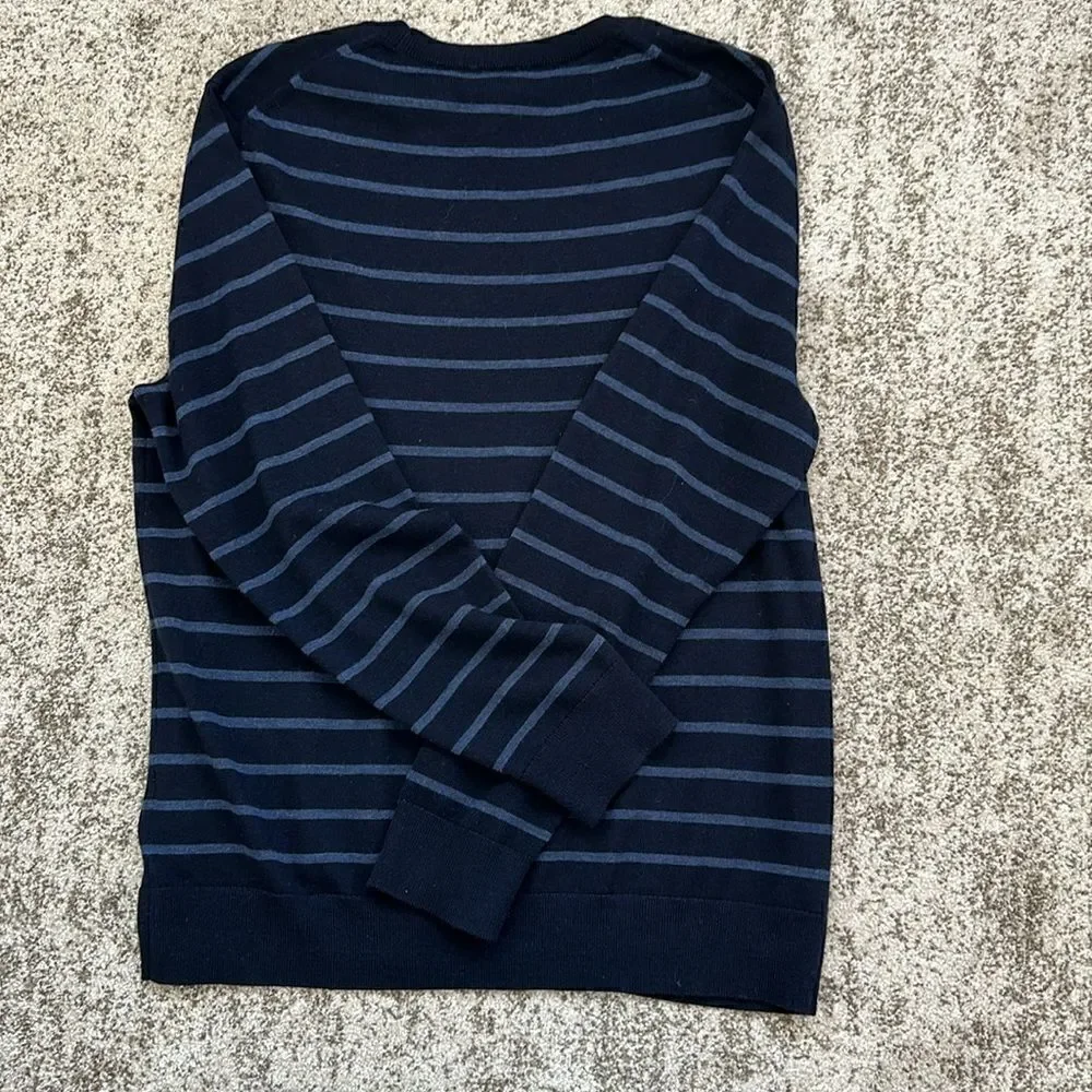 Banana Republic Cento Italian Baruffa Merino Wool Sweater L